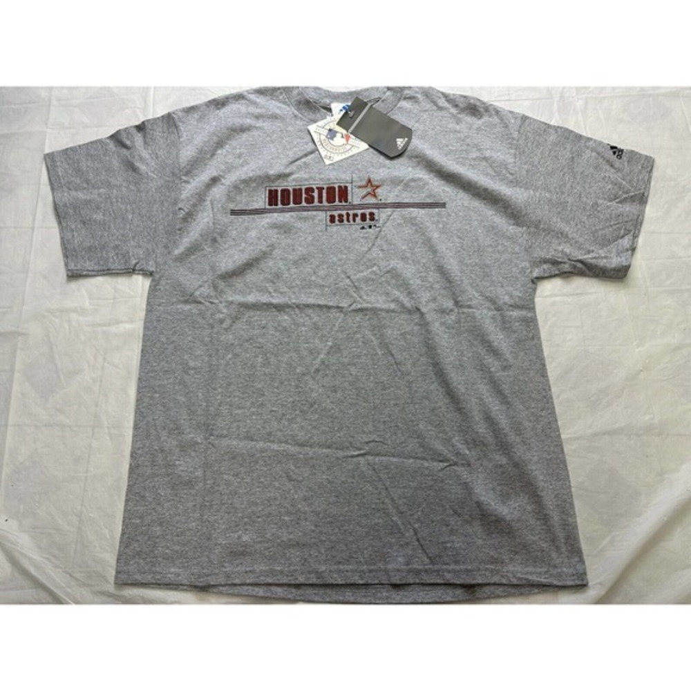 VTG 2004 MLB HOUSTON Astros LOGO BASEBALL T-SHIRT USA MADE SIZE XL Y2K‎ Adidas